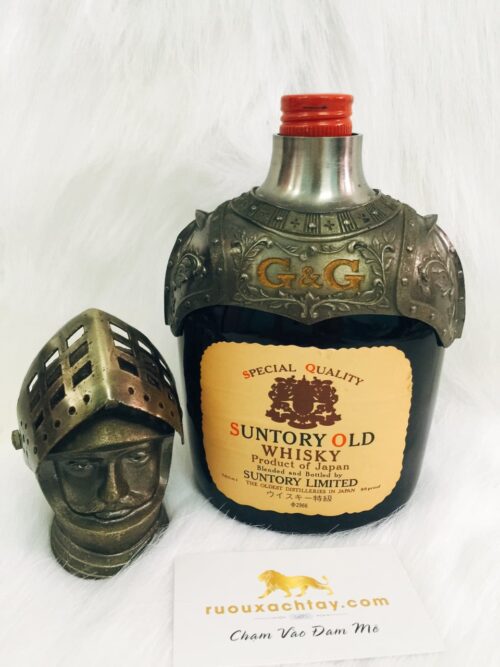 Rượu Suntory Old Whisky Armor V1 8 Suntory Old Portopia 1981 Commemorative Bottle (3)