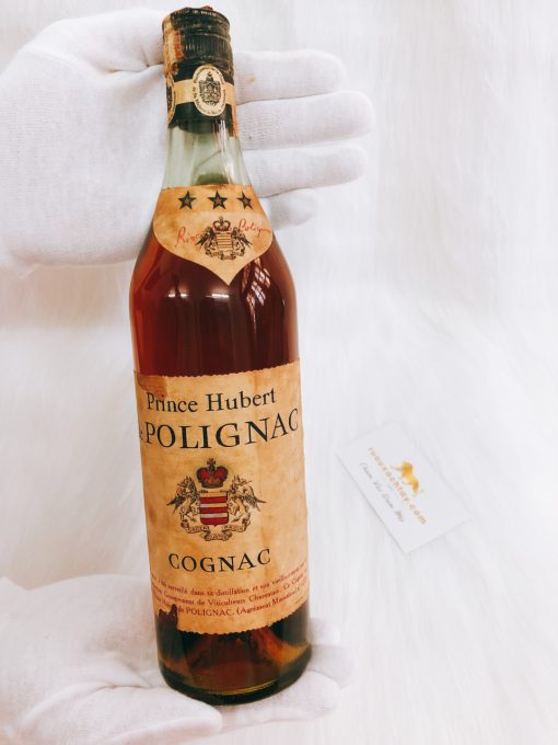 Cognac Prince Hubert de Polignac 3 Stars Tall Bottle (1)