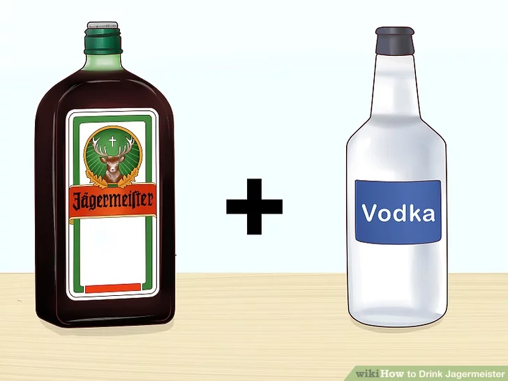 Jagermeister uống với rượu vodka