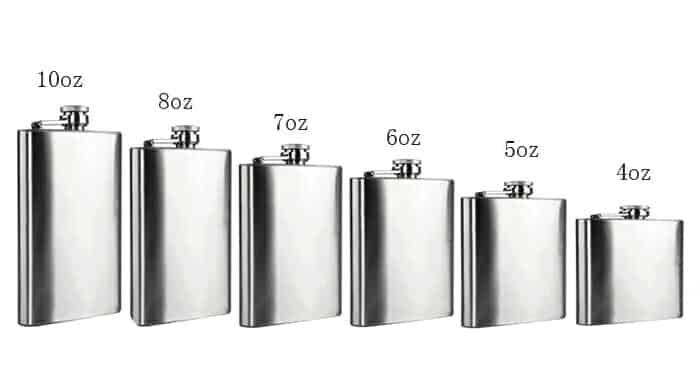 HIP FLASK - Bình Hông Là Gì? Có Gì Trong Chiếc Bình Sành Điệu Của Bạn? 5 Kích cỡ bình Hip Flask