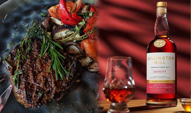 Cách Kết Hợp Hoàn Hảo Whisky Với Món Ăn 4 Single Malt Kết hợp với Bò bít tết