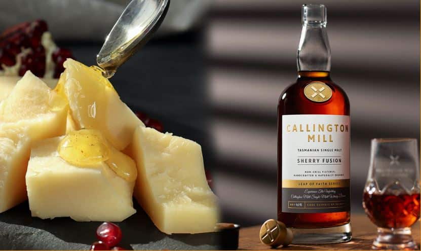 Cách Kết Hợp Hoàn Hảo Whisky Với Món Ăn 2 Single Malt Kết hợp với Phô mai Cheddar