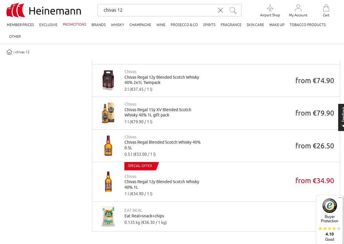 Giá Rượu Chivas Xách Tay: Tìm Hiểu Và Mua Sắm Thông Minh 6 Giá rượu chivas 12 tại duty free Đức