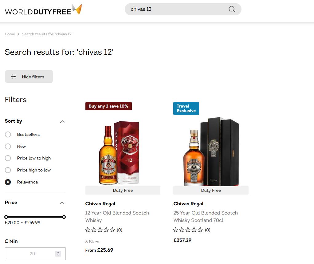 Giá Rượu Chivas Xách Tay: Tìm Hiểu Và Mua Sắm Thông Minh 7 Giá rượu chivas 12 tại duty free UK