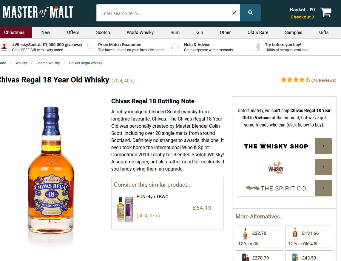 Giá Rượu Chivas Xách Tay: Tìm Hiểu Và Mua Sắm Thông Minh 13 Giá rượu chivas 18 tại thị trường nội địa UK