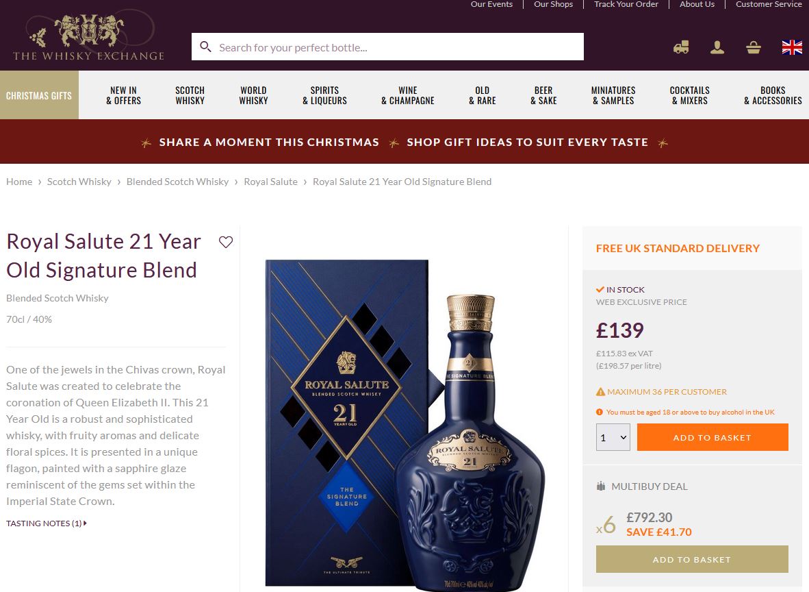 Giá Rượu Chivas Xách Tay: Tìm Hiểu Và Mua Sắm Thông Minh 18 Giá rượu chivas 21 tại thị trường nội địa UK