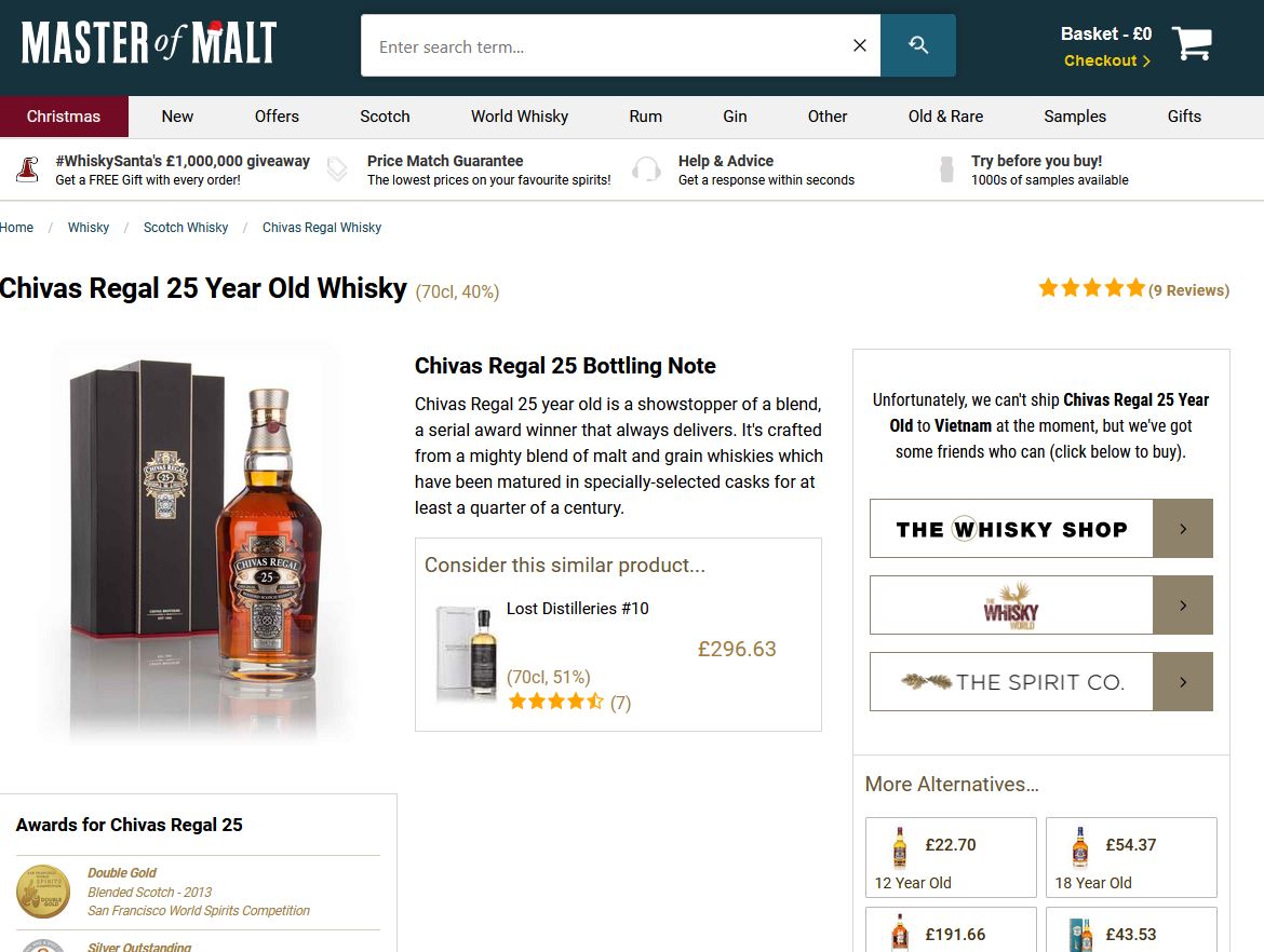 Giá Rượu Chivas Xách Tay: Tìm Hiểu Và Mua Sắm Thông Minh 23 Giá rượu chivas 25 tại thị trường nội địa UK