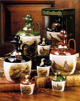 Rutherford's 12 Year Old Gamebird Decanter 12 RUTHERFORD'S BRITISH GAME BIRDS COLLECTION