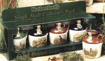 Rutherford's 12 Year Old Gamebird Decanter 13 RUTHERFORD'S SINGLE MALT COLLECTORS PACK
