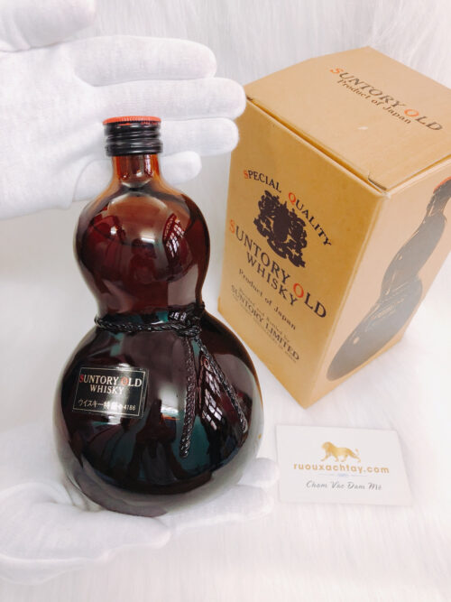 Rượu xách tay Nhật Suntory Old Whisky Gourd Shaped (1)