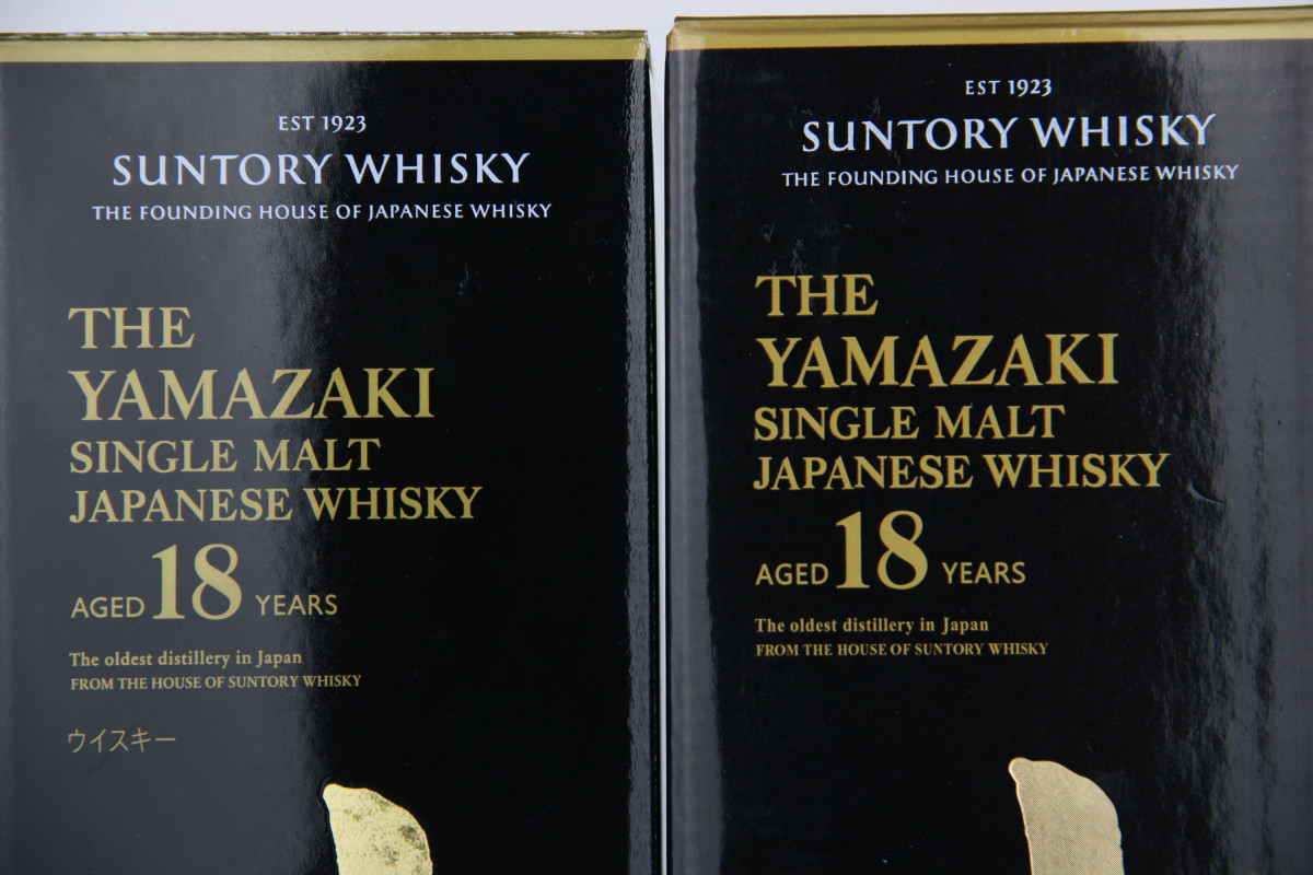 Rượu Yamazaki 18: Phân Tích Chai Rượu Giả Và Chai Rượu Thật 3 Yamazaki Authentic vs Fake