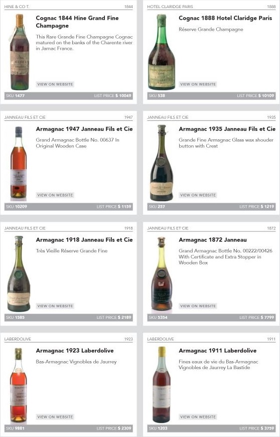 Những Mẫu Rượu Xưa Quý Hiếm Có Giá Trị Sưu Tầm Cao 29 Rượu Armagnac xưa và hiếm -2
