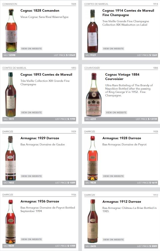 Những Mẫu Rượu Xưa Quý Hiếm Có Giá Trị Sưu Tầm Cao 24 Rượu Armagnac xưa và hiếm