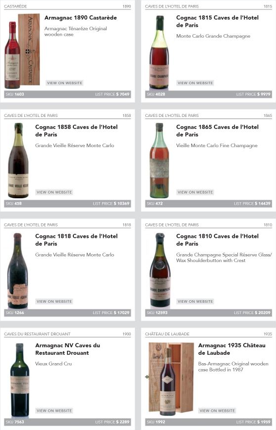 Những Mẫu Rượu Xưa Quý Hiếm Có Giá Trị Sưu Tầm Cao 22 Rượu Cognac xưa và hiếm -2