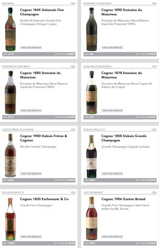Những Mẫu Rượu Xưa Quý Hiếm Có Giá Trị Sưu Tầm Cao 27 Rượu Cognac xưa và hiếm -4