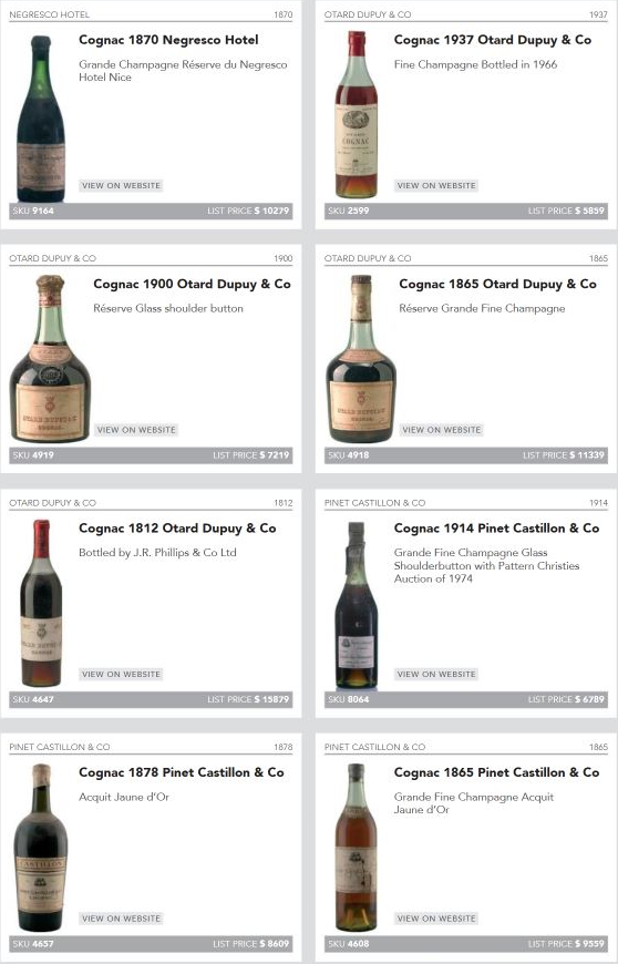 Những Mẫu Rượu Xưa Quý Hiếm Có Giá Trị Sưu Tầm Cao 32 Rượu Cognac xưa và hiếm -7