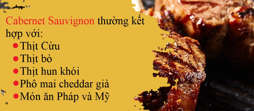 Cách Chọn Rượu Vang Ngon 9 Rượu vang Cabernet Sauvignon kết hợp món ăn