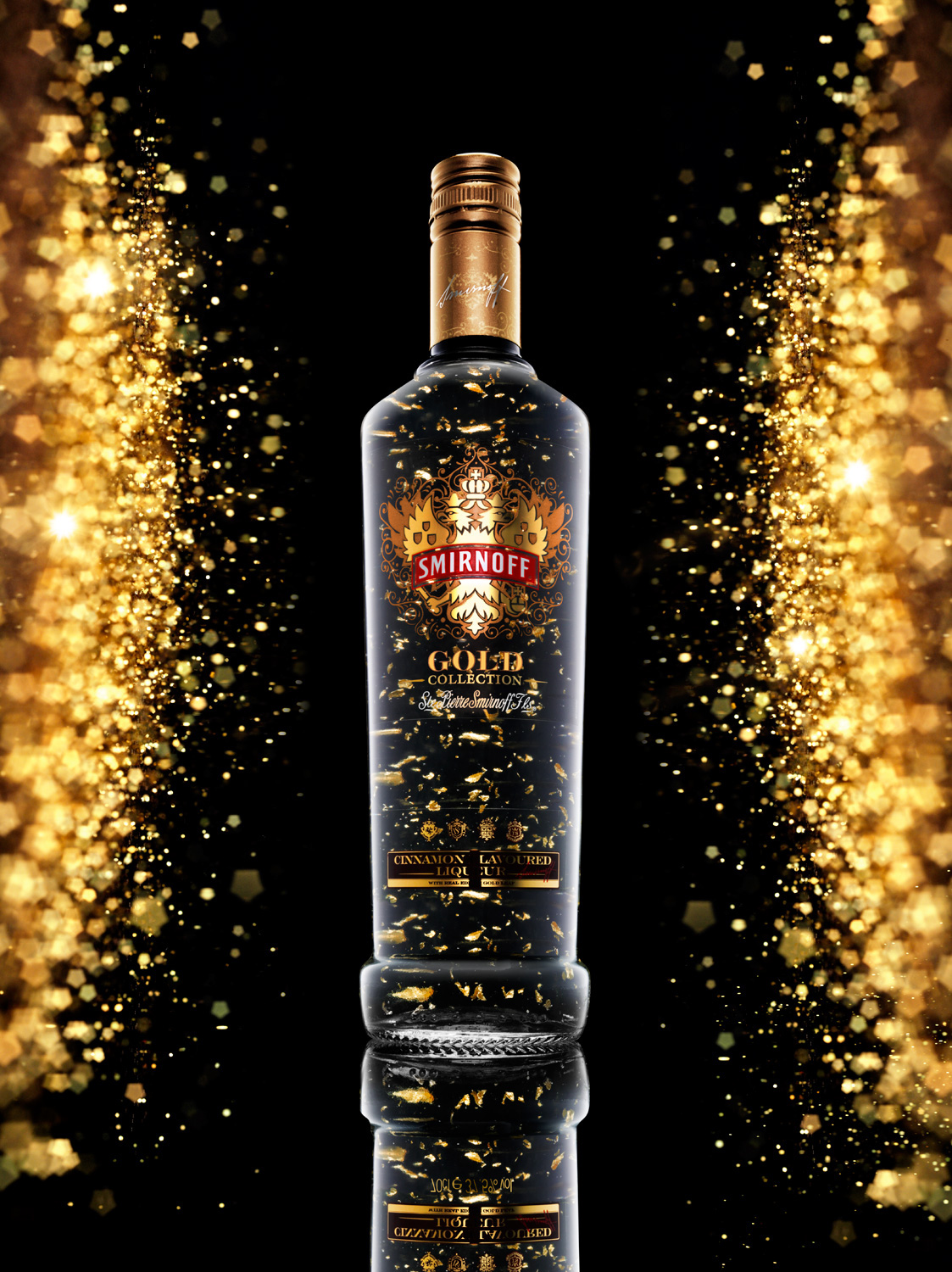 Rượu Vodka Nga vảy vàng