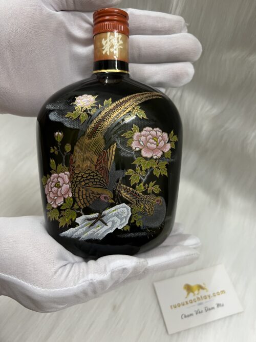 Suntory Old Whisky Special Design Couple Pheasant (1)