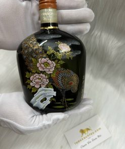 Suntory Old Whisky Special Design Peony & Peacock (1)