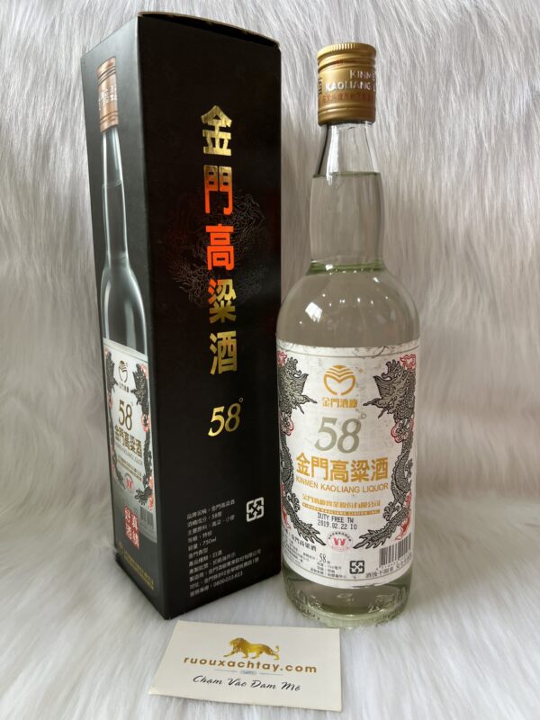 Kinmen Kaoliang 58% - Cao Lương Kim Môn Rồng Bạch Kim (1)