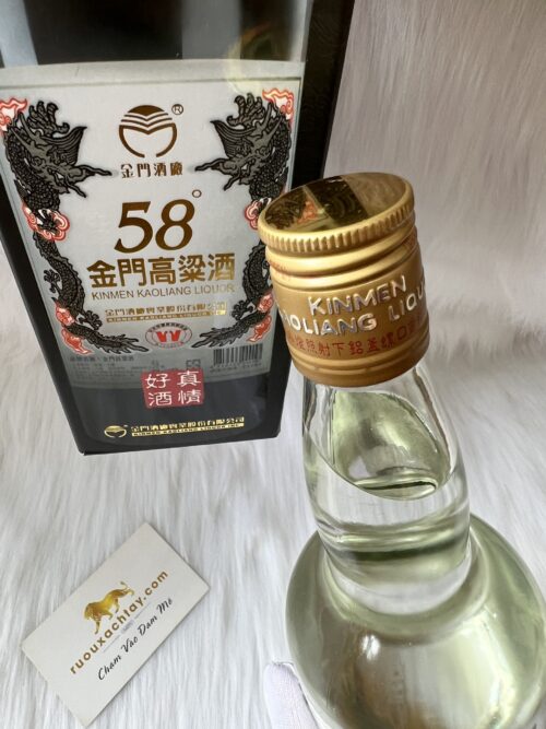 Kinmen Kaoliang 58% - Cao Lương Kim Môn Rồng Bạch Kim (2)