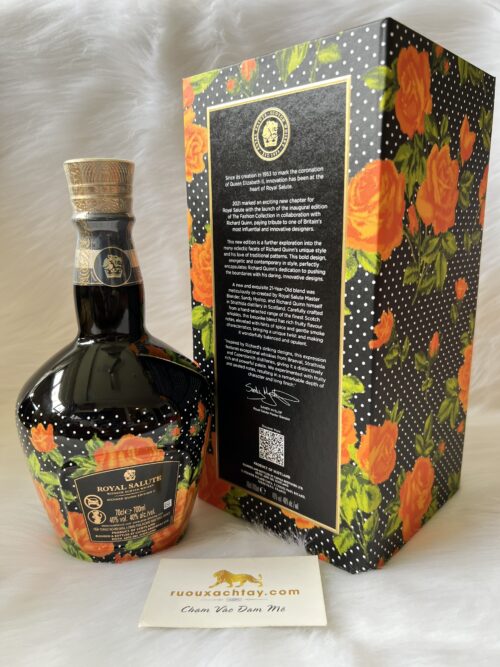Rượu Royal Salute 21 Năm Hoa Hồng Cam - Richard Quinn 7 Ruou Chivas 21 Nam Hoa Hong Cam Richard Quinn 3
