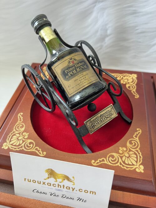 Rượu Mini Xe Pháo Prince Hubert De Polignac Cognac