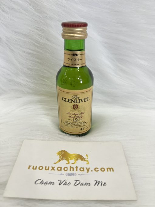 Rượu Mini Glenlivet 12 yo