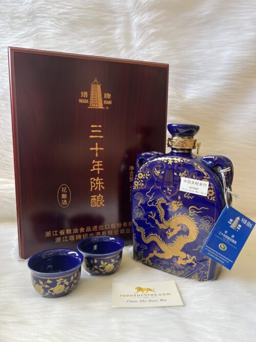 Rượu Thiệu Hưng Hoa Điếu 30 Năm Pagoda Brand (2)