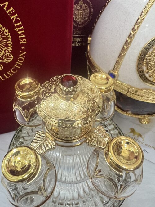 Rượu Vodka Trứng Imperial Collection Faberge Pearl And Ruby Marble 15 Rượu Vodka Trứng Imperial Collection Faberge Pearl And Ruby Marble (1)