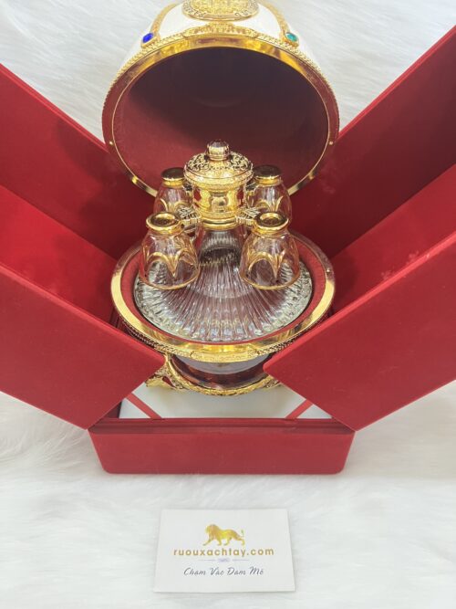 Rượu Vodka Trứng Imperial Collection Faberge Pearl And Ruby Marble 13 Rượu Vodka Trứng Imperial Collection Faberge Pearl And Ruby Marble (2)