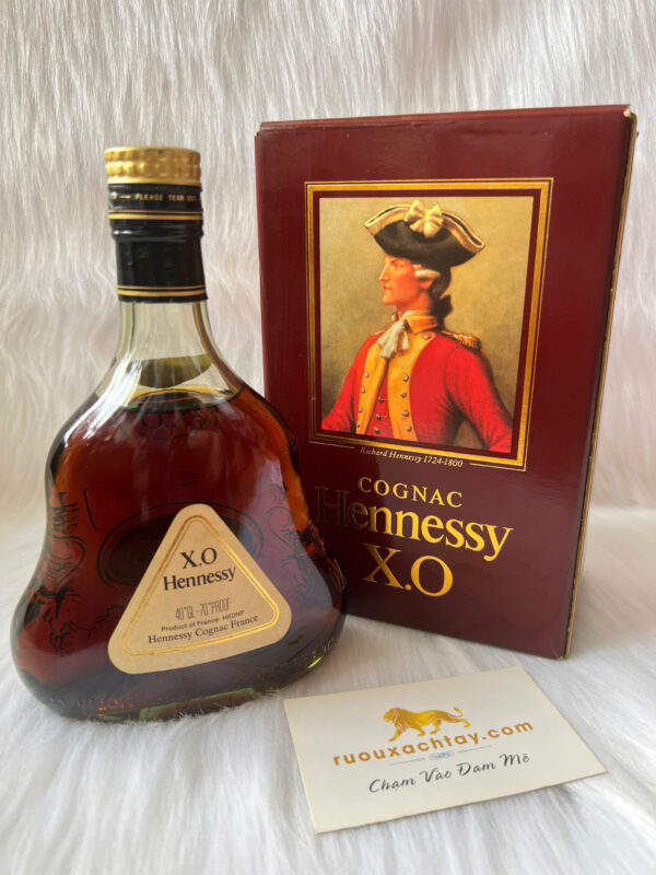 Hennessy XO Nắp Vàng Chai Xanh 350ml (3)