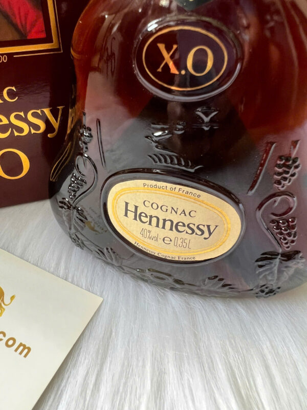 Hennessy XO Nắp Vàng Chai Xanh 350ml (4)