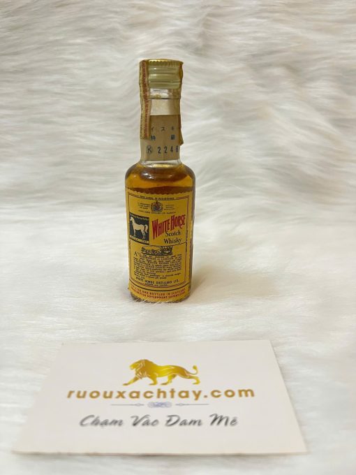 Rượu Mini White Horse Scotch Whisky