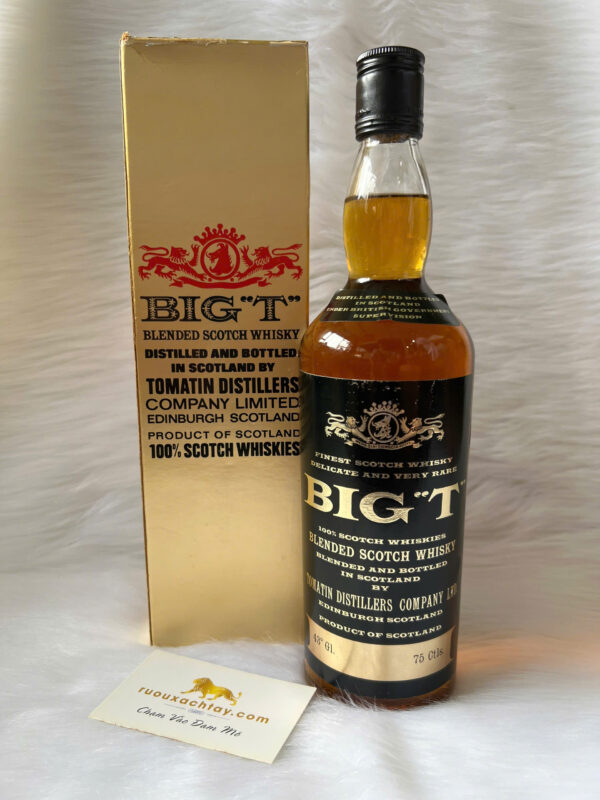 Blended Scotch Whisky Big T 1970s (2)