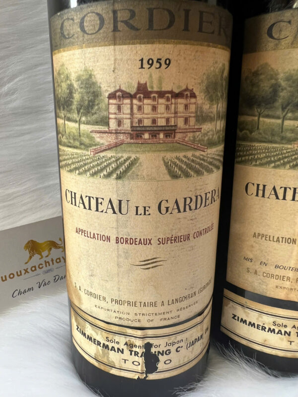 Chateau le Gardera 1959 Cordier (2)