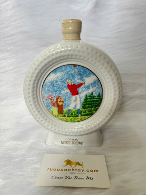 Rượu Cognac Meukow Golf Porcelain Edition 1991 (1)