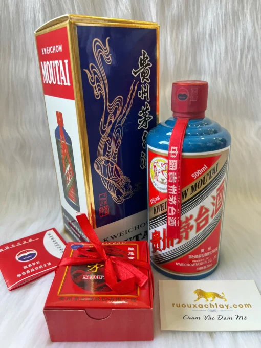 Rượu Mao Đài Tinh Phẩm Kweichow Moutai Feitien Blue (2)
