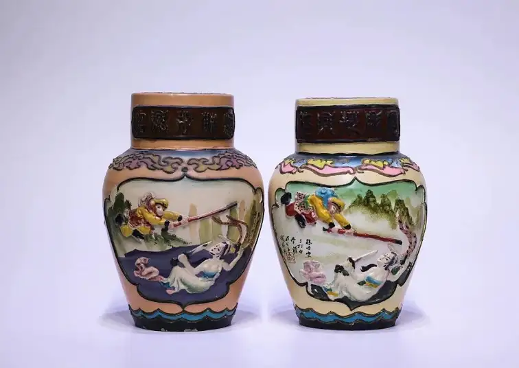 Bộ Sưu Tập Đặc Biệt Rượu Thiệu Hưng Hoa Điêu Huadiao Nổi Tiếng 23 Rượu Thiệu Hưng Huadiao lưu niệm du lịch ở quận Nhạc Thành, Thiệu Hưng, Trung Quốc vào những năm 1980 và 1990