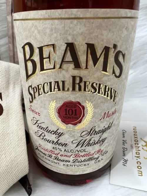 Beam Special Reserve Sour Mash 101 Months 1980s 5 Beam Special Reserve 101 Months (3)