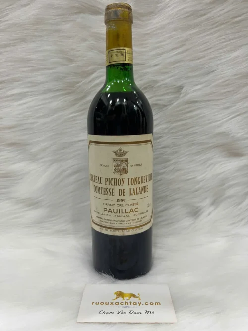 Chateau Pichon Longueville Comtesse de Lalande 1980 5 Chateau Pichon Longueville Comtesse de Lalande 1980 (2)