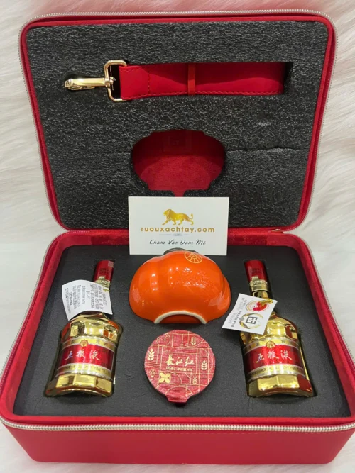 Hộp Quà Tết Trung Thu Wuliangye Gold 50ml × 2 chai 6 Hộp Quà Tết Trung Thu Wuliangye Gold 50ml × 2 chai (3)