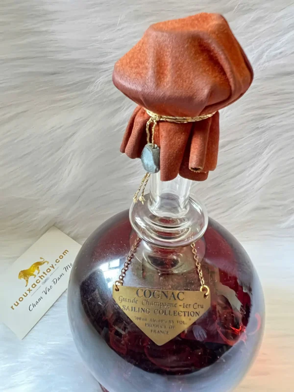 Landy Cognac Viking Longship Crystal Decanter (3)
