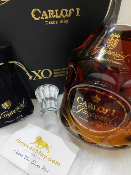Brandy De Jerrez Carlos I Imperial Solera Gran Reserva (3)