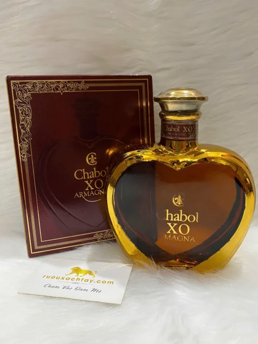 Chabot Armagnac XO Gold Heart Decanter (1)