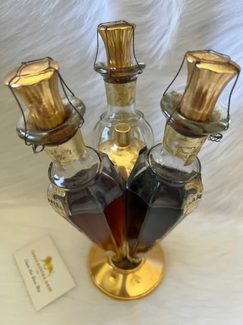 Garnier Liqueurs Flacon Trio Decanter 1960s (1)