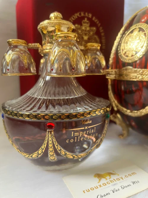 Rượu Nga Vodka Imperial Collection Egg Ruby 12 Rượu Nga Vodka Imperial Collection Egg Rosso Uovo (3)