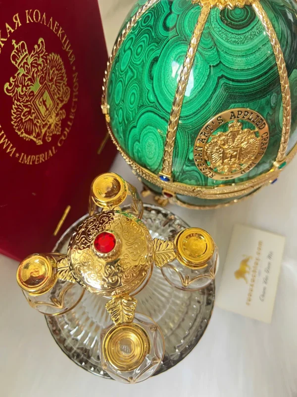 Rượu Vodka Imperial Faberge Collection Egg Emerald (2)