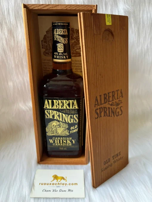 Alberta Springs Old Time Canadian Whisky 1976 (1)